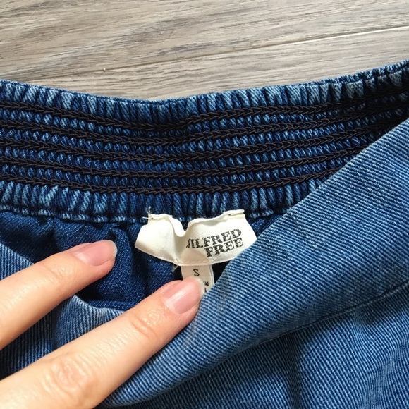 Jean off-the-shoulder Top - Aritzia Wilfred - Picture 4 of 4